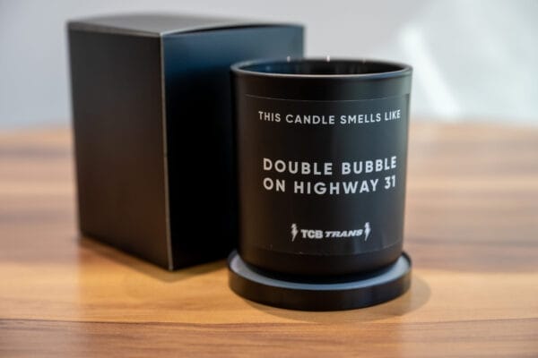 Double Bubble On Highway 31 Candle -Large