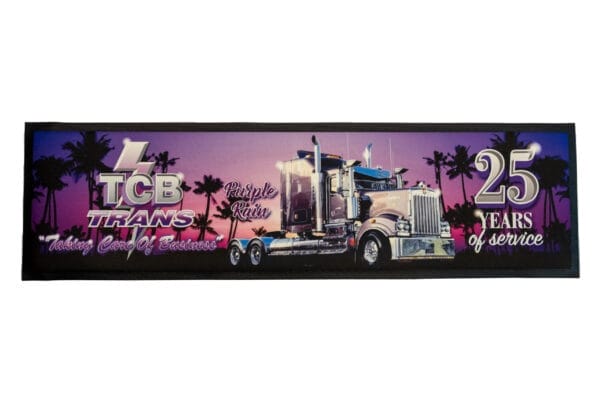 TCB - Purple Rain Palms bar runner
